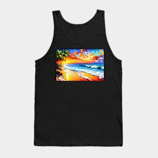 Beach at Sunset Tank Top